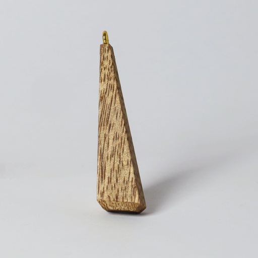 Pendent - Geometric shape in tamarind wood
