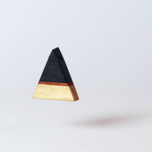 Pendentif - Triangle tricolore