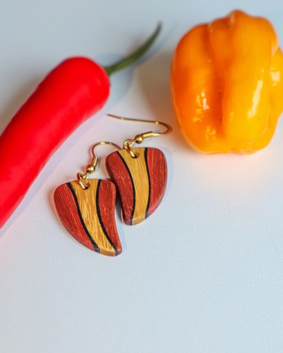 Earrings - Red hot chili earring